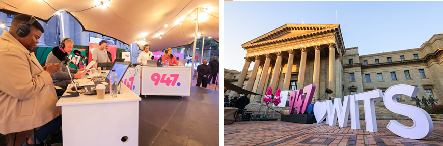 Anele and The Club on 947 invade Wits
